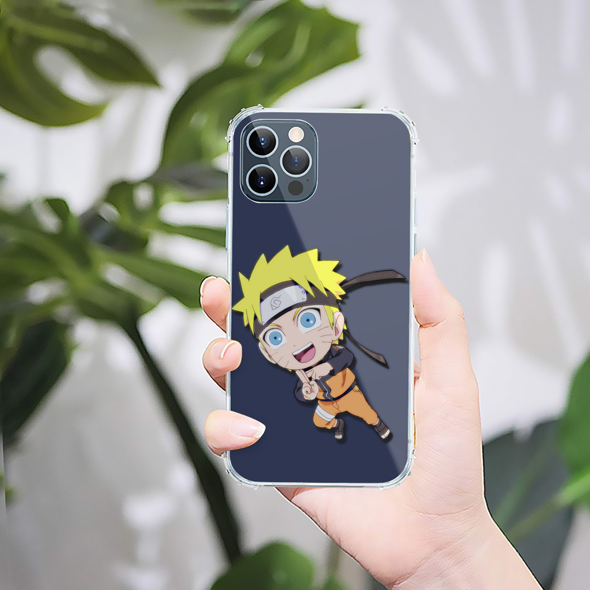 （画像用） NARUTO -ナルト- うずまき ナルト Uzumaki Naruto 【iPhone 12シリーズ対応】透明スマホケース（クリアソフトケース）